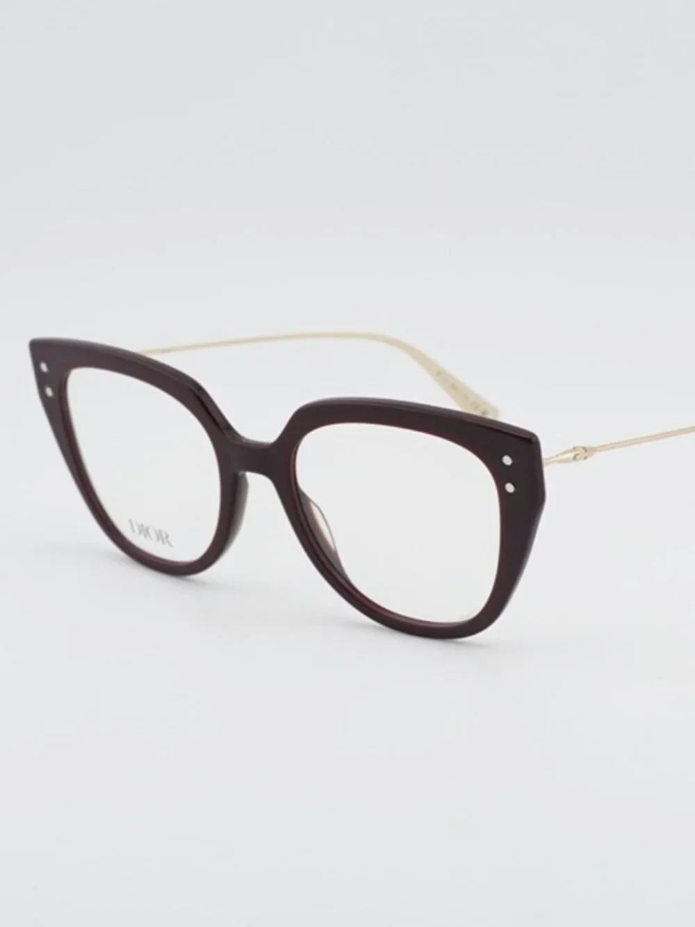 Dior MISSDIORO B4I 6000 Eyeglasses Purple 53mm Cat Eye Frame